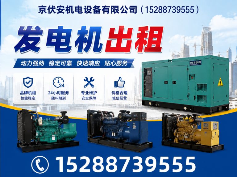 安顺发电机租赁展示图