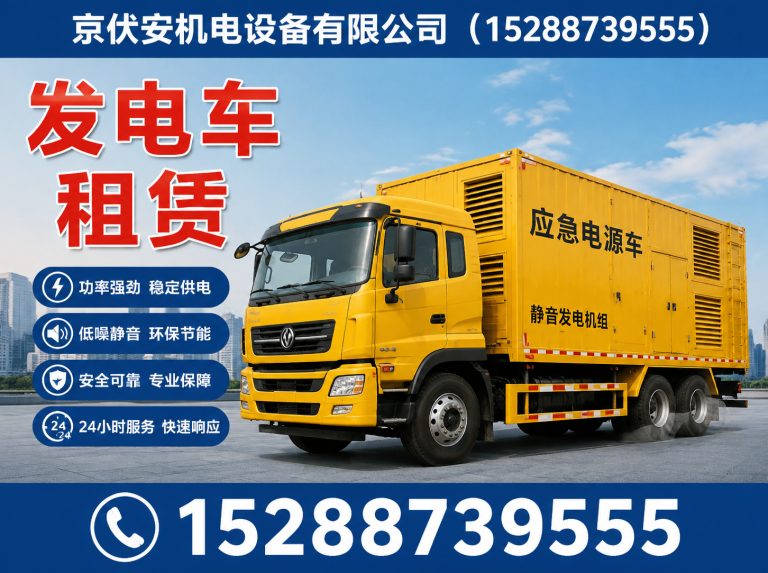 安顺静音发电车租赁展示图
